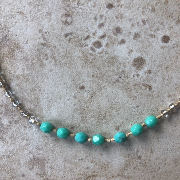 Glass Beaded Necklace - Picture 1 of 4